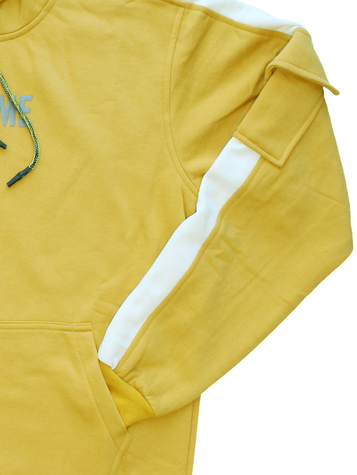 White & Yellow Hoodie | Unisex Winter Wear | Pullover | The perfect choice for everyday wear