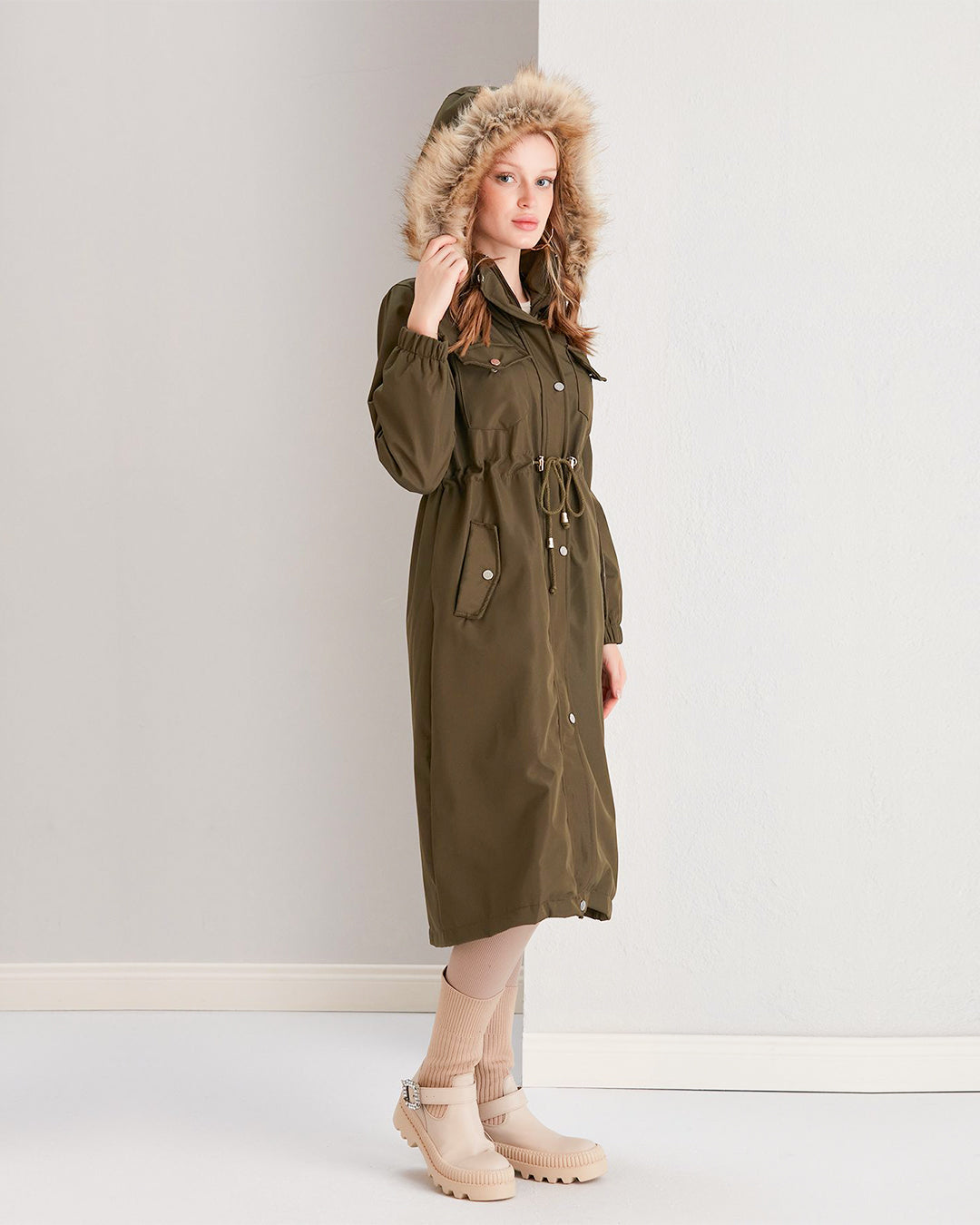 Olive Green Coat