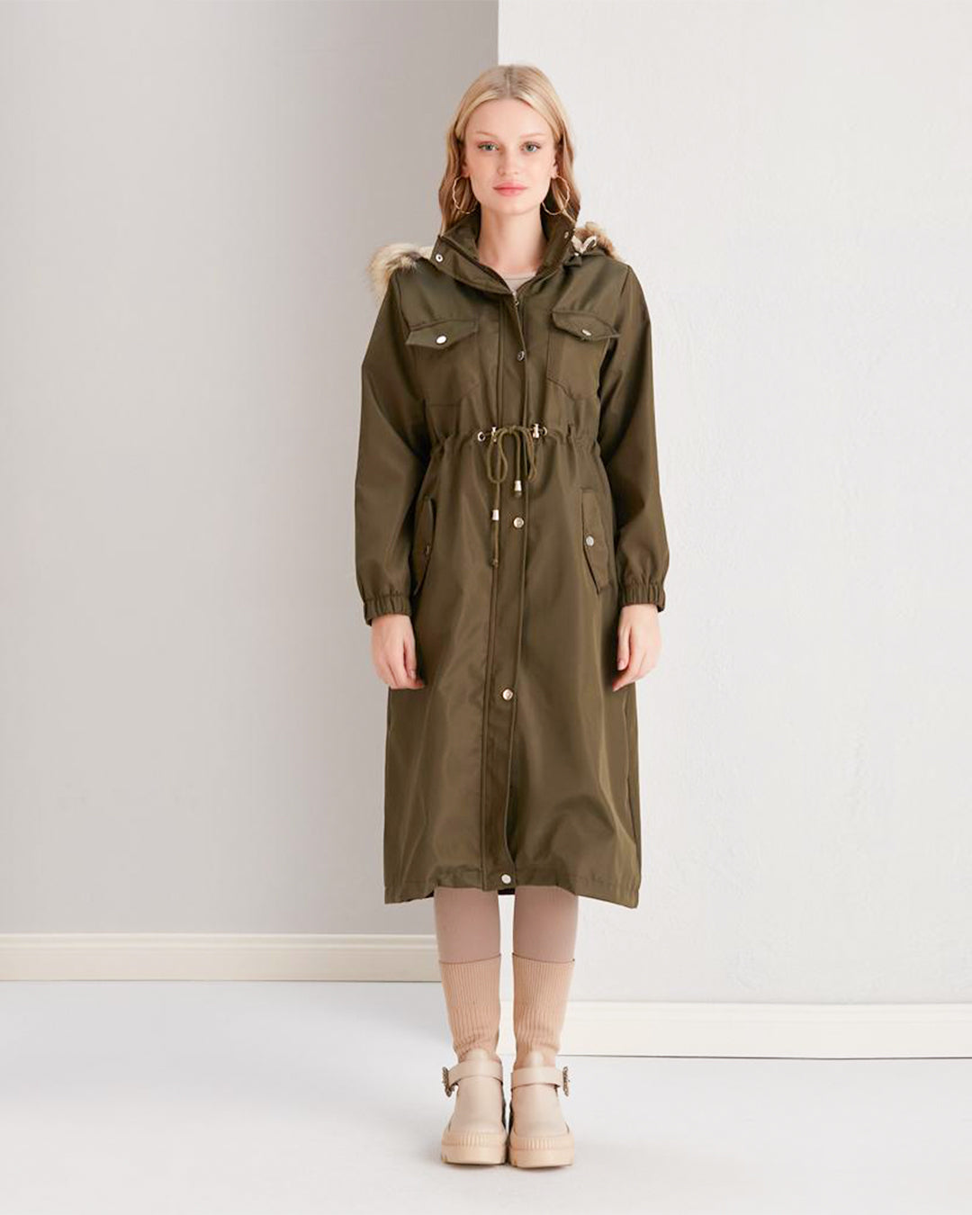 Olive Green Coat