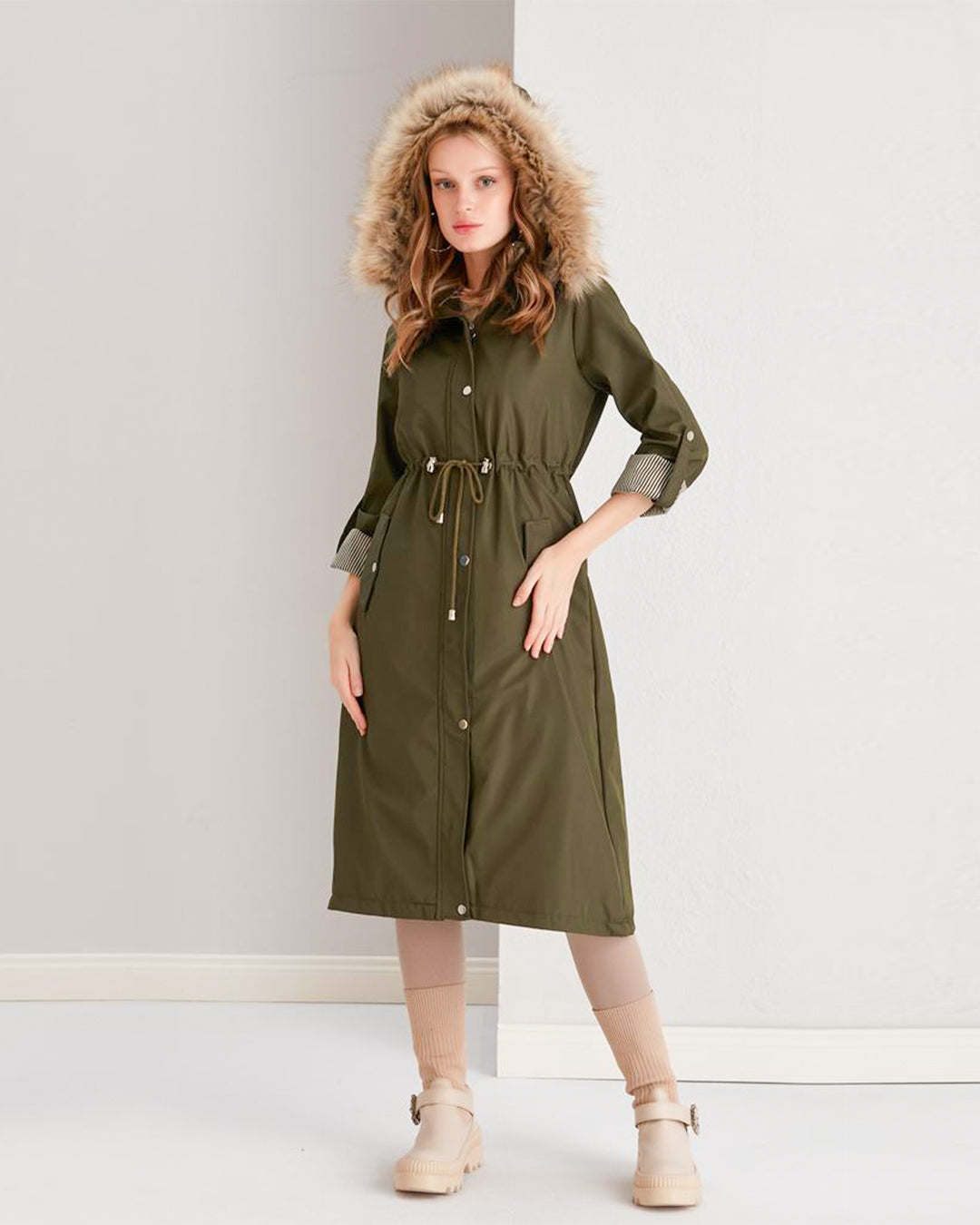 Olive Green Coat