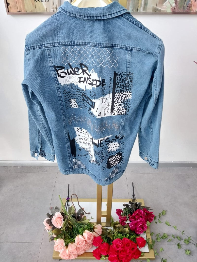 Designer Denim Jacket D8