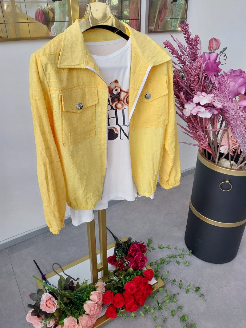 Cotton Jacket with T-shirt  D7