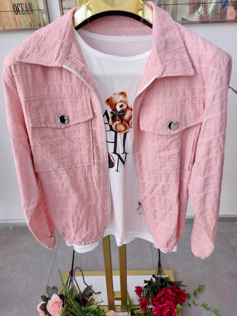 Cotton Jacket with T-shirt  D7