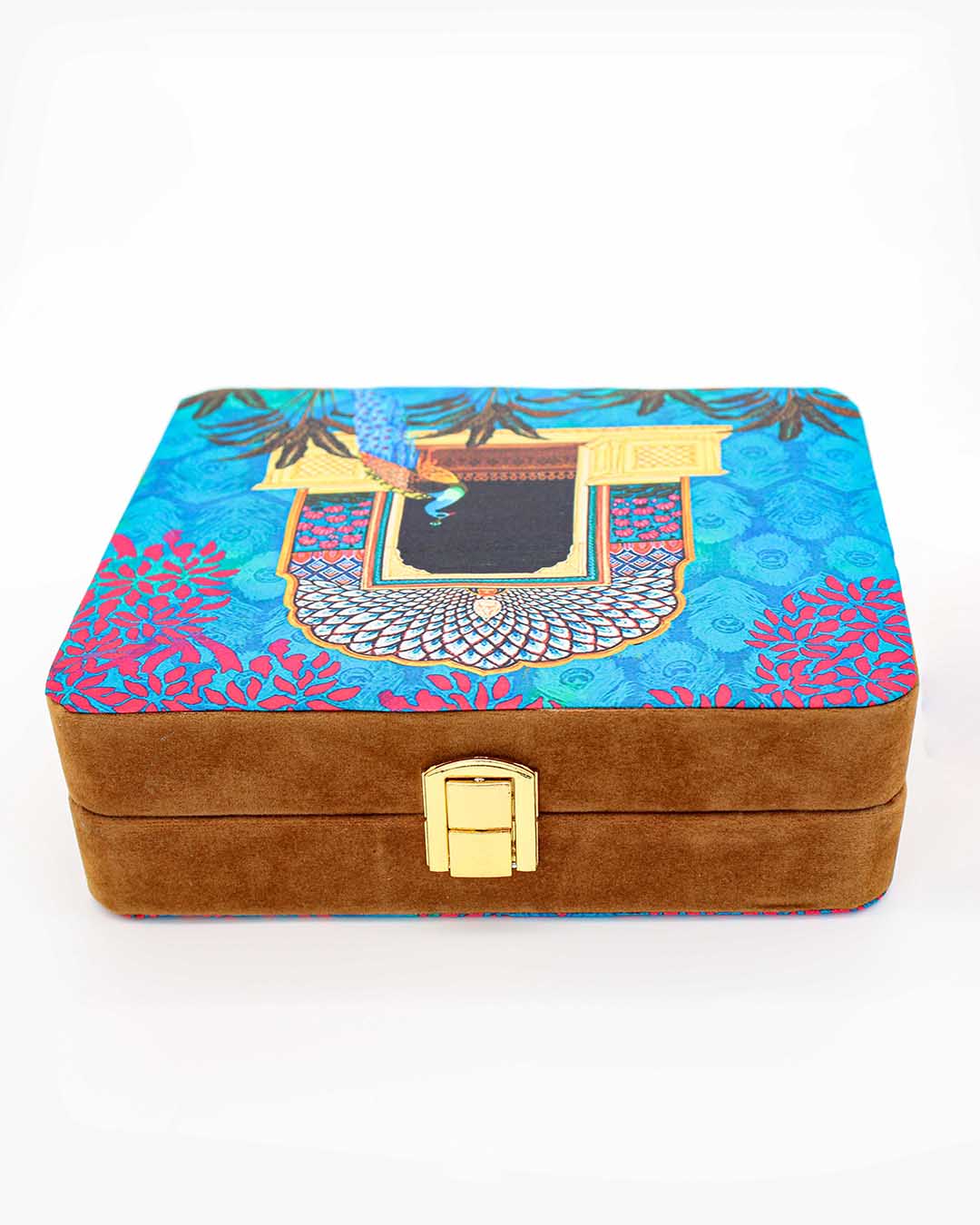 Peacock Printed, Indian Traditional Clutch Bag |  Clutches To Make You Stand Out | Shop For Trendy Bags