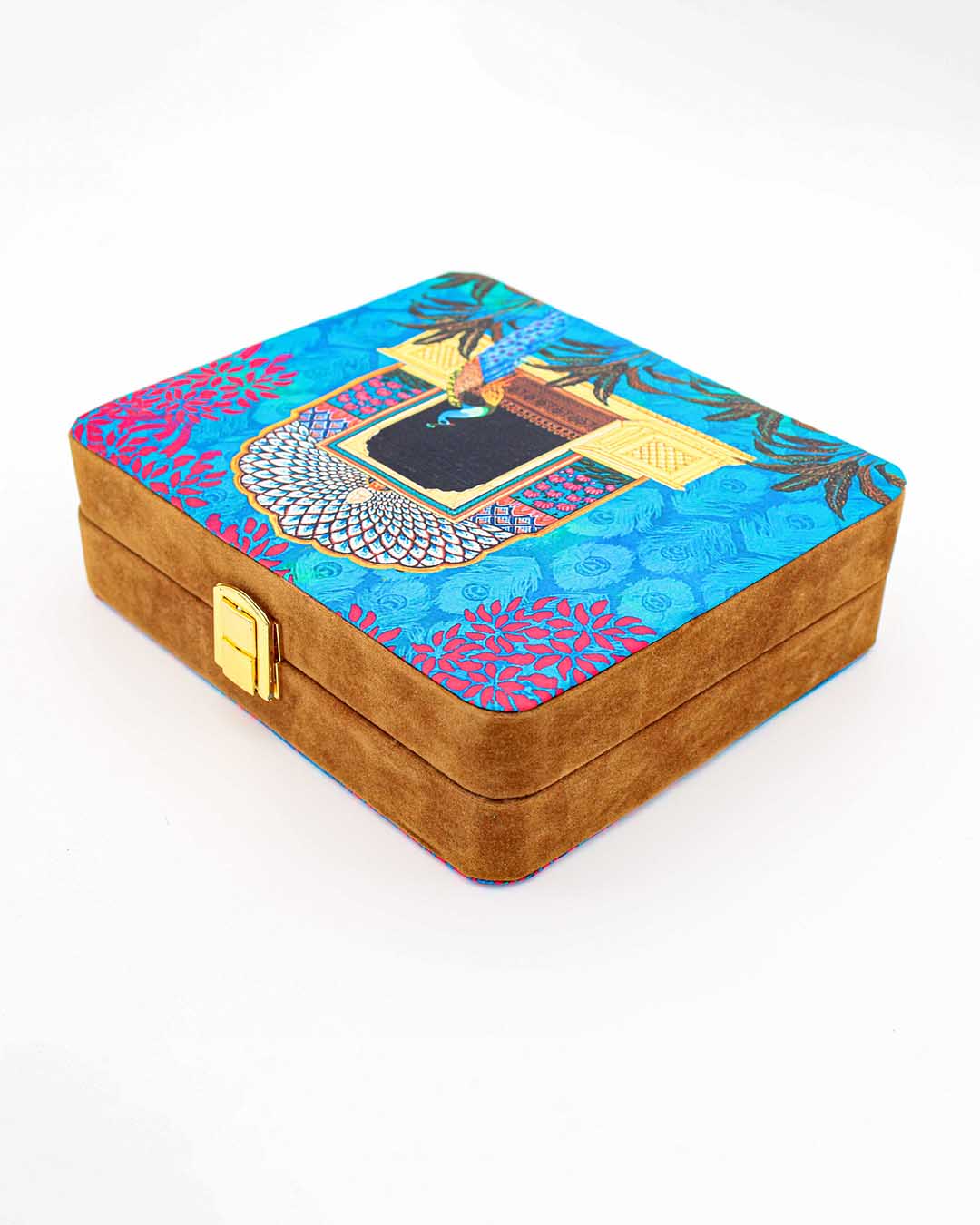 Peacock Printed, Indian Traditional Clutch Bag |  Clutches To Make You Stand Out | Shop For Trendy Bags