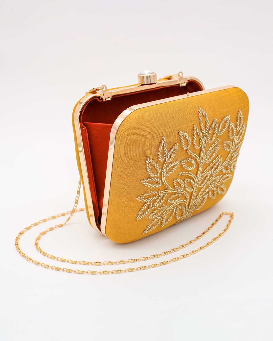 Yellow Casual To Party Clutch | Clutches To Make You Stand Out | Shop For Trendy Bags