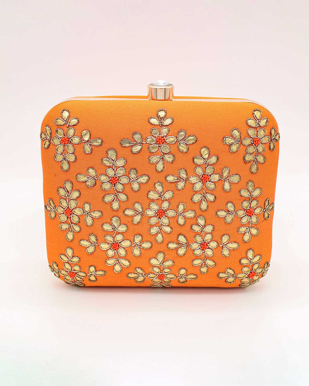 Evening Hand Purse With Yellow & Golden Work | Clutches To Make You Stand Out | Shop For Trendy Bags