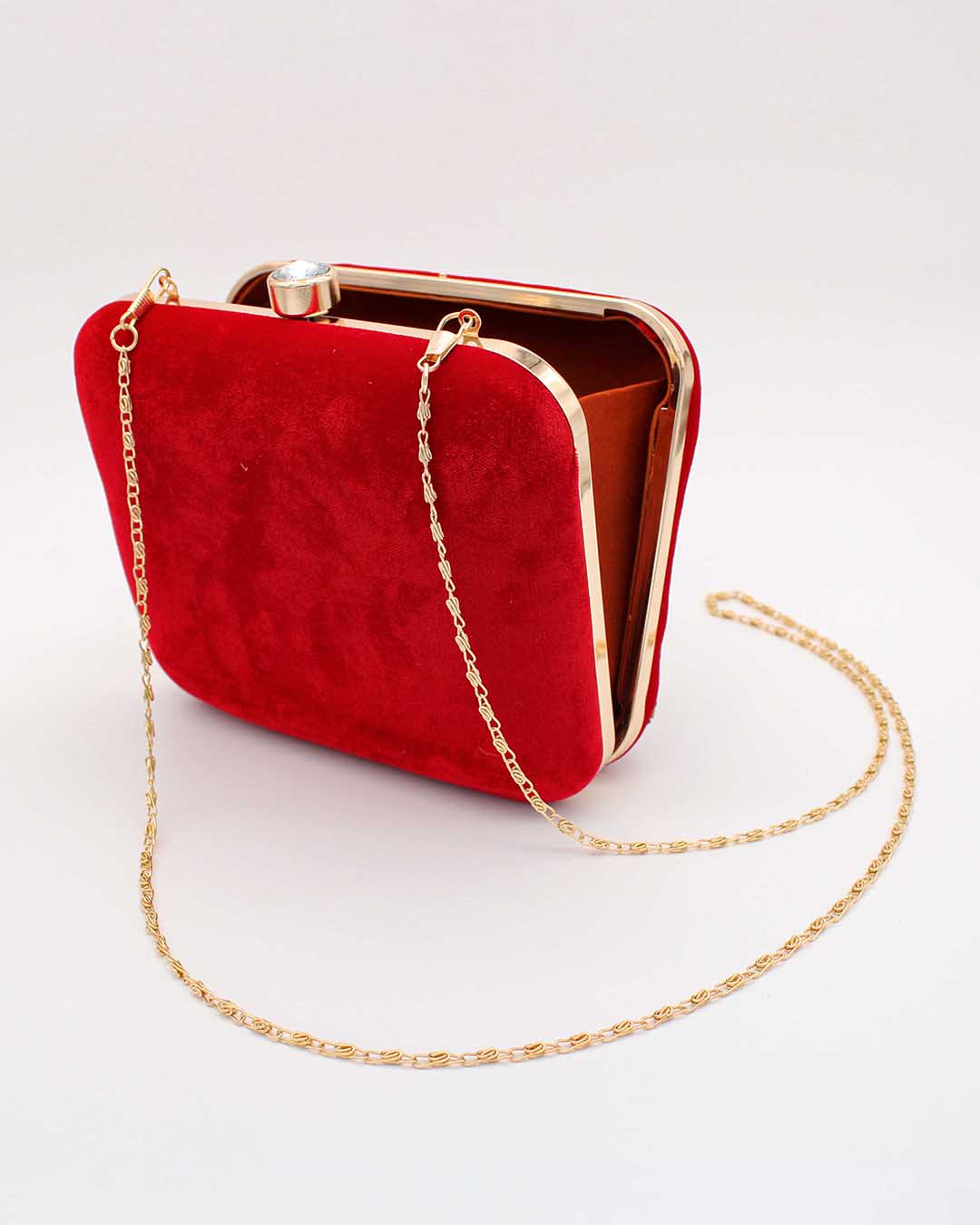 Red & Golden Traditional Printed Clutch Bag | Clutches To Make You Stand Out | Shop For Trendy Bags