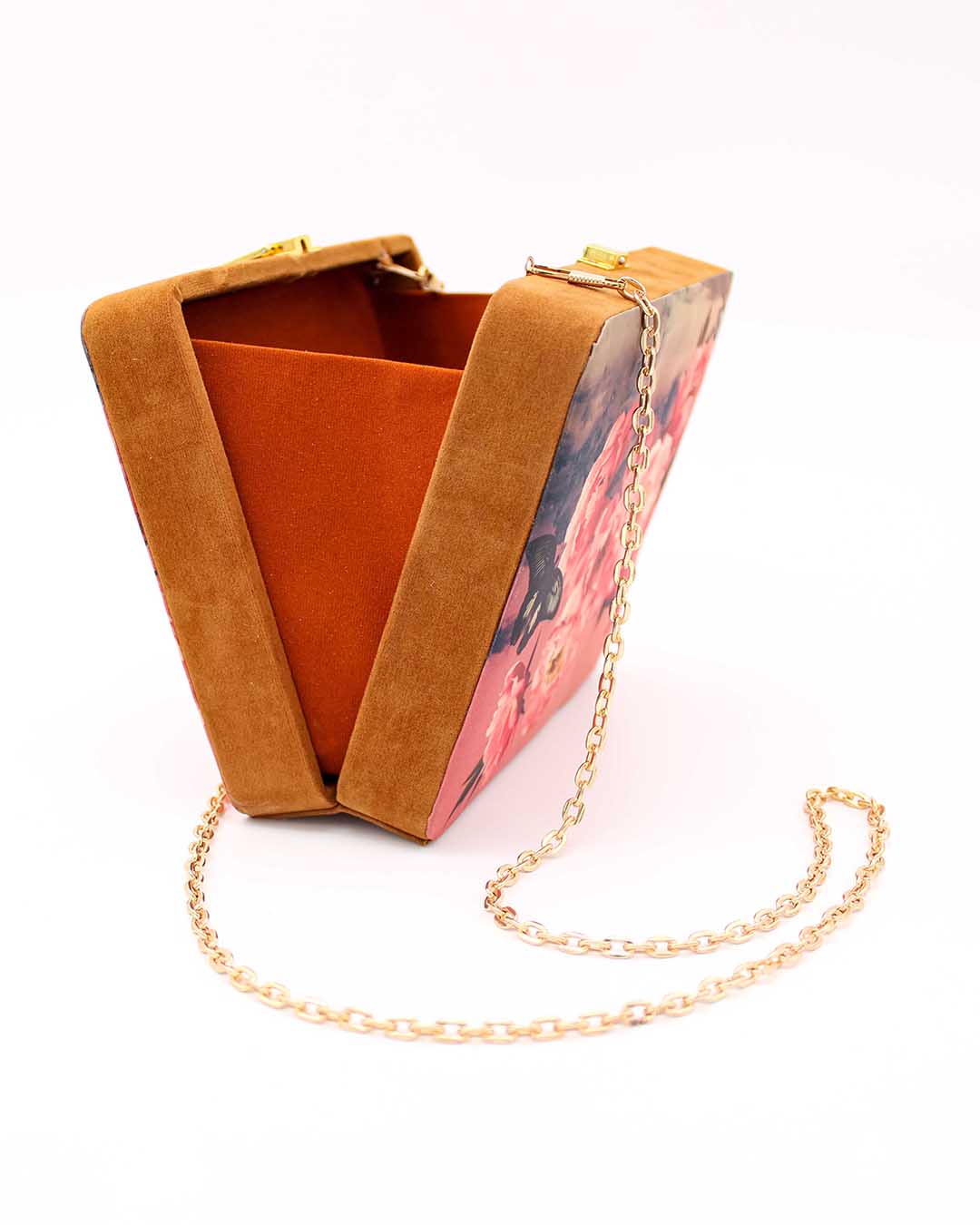 Beautiful Floral Print Suitcase Styled Clutch Bag | The Perfect Trendy Bag For Fashionable Women